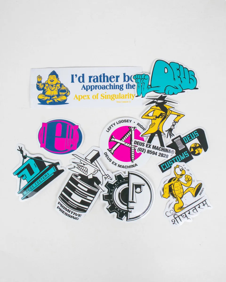 Deus Ex Machina - Sticker Pack - Seasonal - Flerfärgad