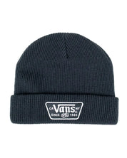 Vans Knu Patch Beanie i svart, framsida med patchen