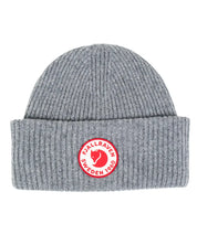 Fjällräven 1960 Logo Hat i grå lammull, framsida med rävemblemet