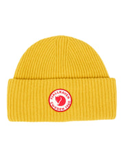 Fjällräven 1960 Logo Hat i senapsgul lammull, framsida med rävemblemet