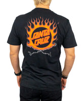 Santa Cruz - T-shirt - Forging Dot - Svart