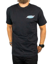 Santa Cruz Slime Balls Accelerator t-shirt i svart, snett framifrån