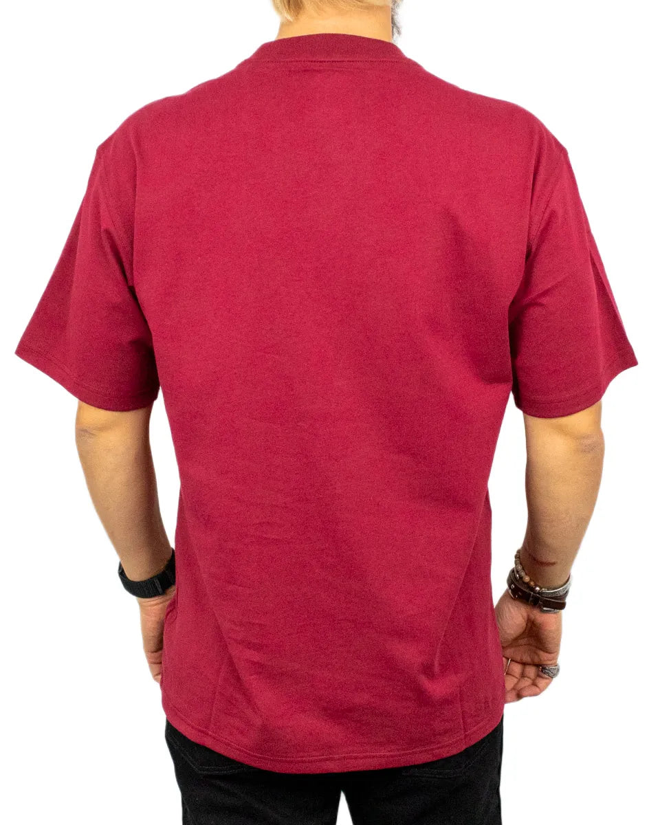 Dickies Loretto t-shirt i vinröd, baksida