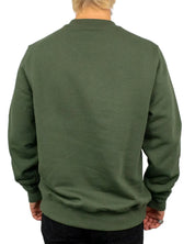Dickies Oakport sweatshirt i olivgrön, baksida
