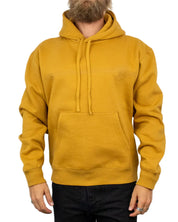Santa Cruz Tonal Opus Dot Stripe hoodie i senapsgul, framsida