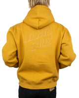 Santa Cruz - Hoodie - Tonal Opus Dot Stripe - Senapsgul