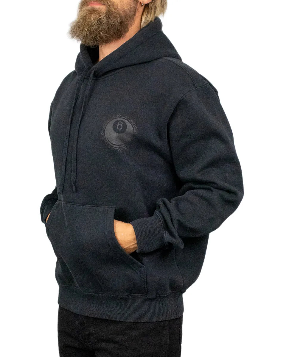 Santa Cruz Winkowski Hachi Ball hoodie i svart, från sidan