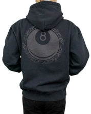 Santa Cruz Winkowski Hachi Ball hoodie i svart, baksida med åttabollstryck