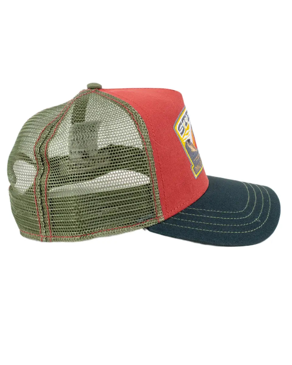 Stetson - Truckerkeps - Wolf - Röd