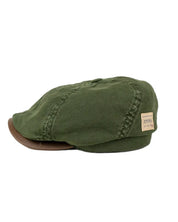 Stetson - Flat Cap - 6-Panel Cotton Canvas - Grön