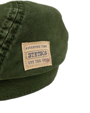 Stetson - Flat Cap - 6-Panel Cotton Canvas - Grön