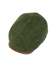 Stetson - Flat Cap - 6-Panel Cotton Canvas - Grön