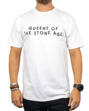 Vans Queens of the Stone Age t-shirt i vitt, framsida