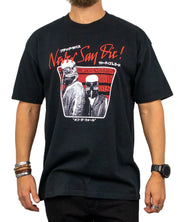 Vans Black Sabbath Never Say Die t-shirt i svart, framsida med albumomslag