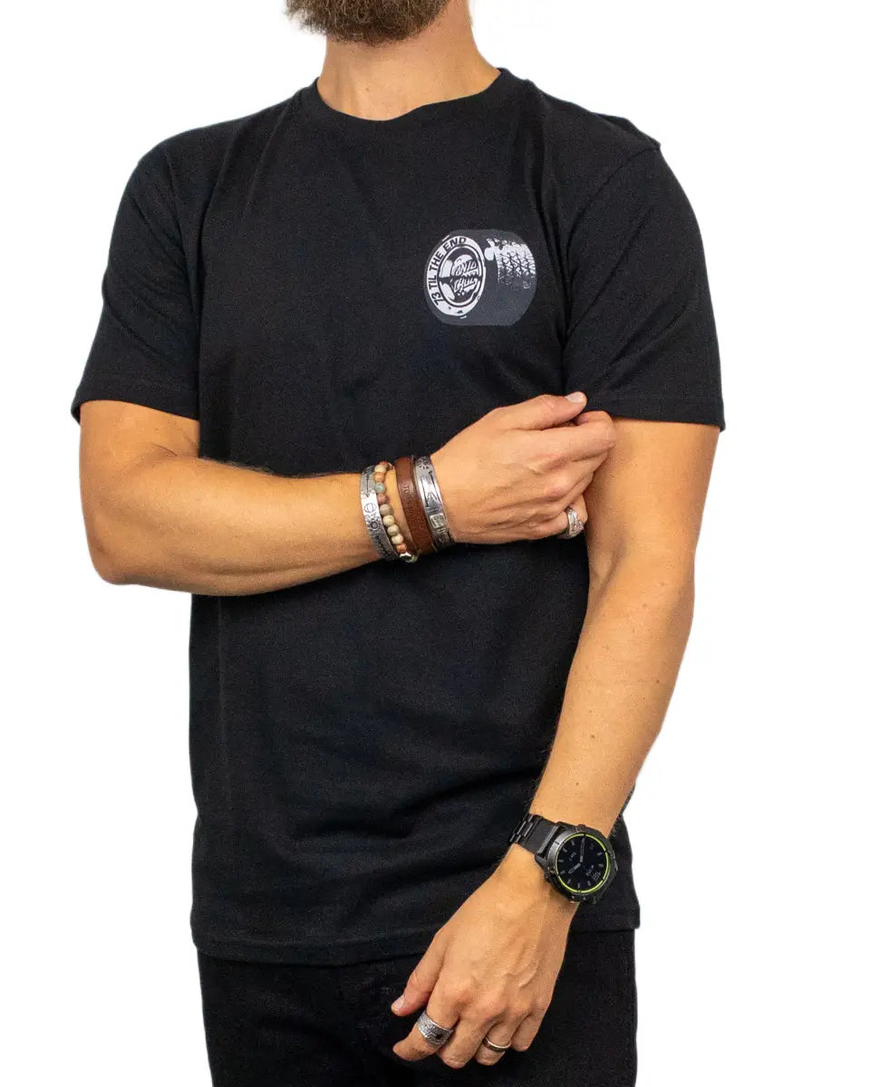 Santa Cruz Tired Dot t-shirt i svart, framsida