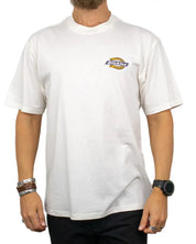 Dickies Paradise t-shirt i off white, framsida med bröstlogga