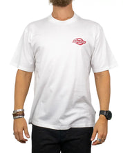 Dickies Chinle t-shirt i vitt, framsida med bröstlogga