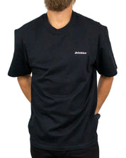 Dickies Loretto t-shirt i svart, framsida snett från sidan