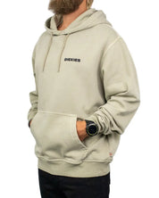 Dickies McDermitt hoodie i khaki/beige, från sidan
