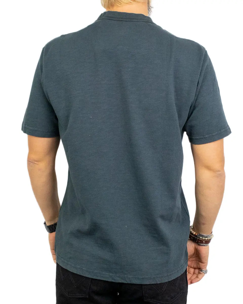 Iron & Resin Bomber T-shirt i mörkgrön Dark Slate, baksida