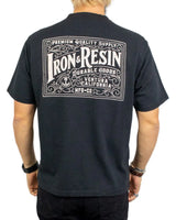 Iron & Resin - T-shirt - Antique Sign Tee - Svart