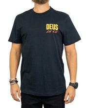 Deus Ex Machina Cutaway T-shirt i svart, framsida