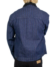 Lee Utility Jacket jeansjacka i mörk indigo Hickory Rinse, baksida