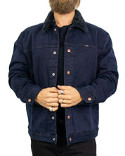 Wrangler Buffalo Trace jeansjacka i mörk indigo, framsida