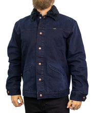 Wrangler Buffalo Trace jeansjacka i mörk indigo, framsida