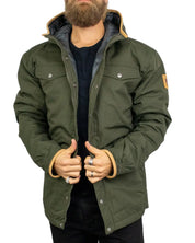 Fjällräven Greenland No. 1 Down Jacket i grön Deep Forest, öppen