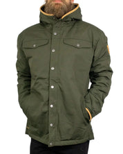 Fjällräven Greenland No. 1 Down Jacket i grön Deep Forest, framsida