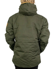 Fjällräven Greenland No. 1 Down Jacket i grön Deep Forest, baksida