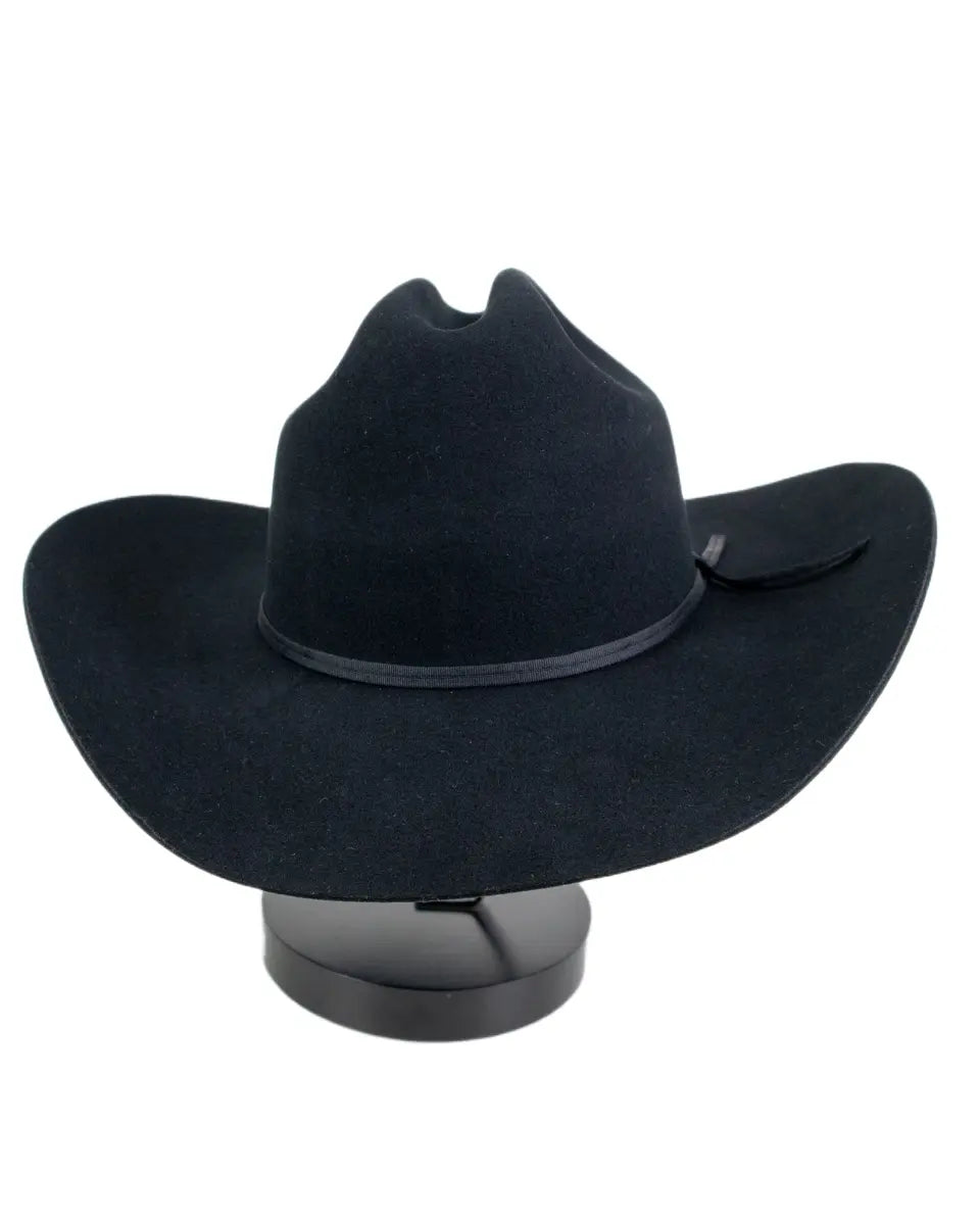 Stetson westernhatt i svart ull och kashmir, framsida
