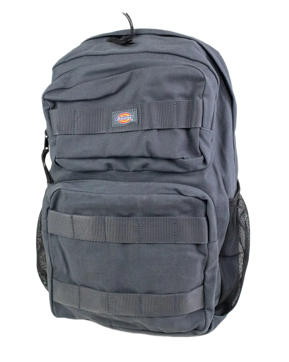 Dickies Duck Canvas Utility ryggsäck i koksgrått, framsida snett från sidan