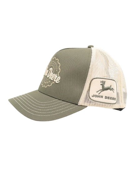 John Deere - Trucker Keps Kugghjul - Olivgrön/Vit - jhstore.se