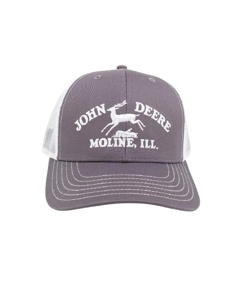 John Deere - Trucker Keps - Moline - Grå/Vit - jhstore.se