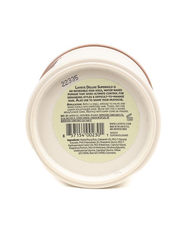 Layrite - Super Hold Pomada - jhstore.se