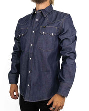 Lee 101 - Westernskjorta Selvedge Denim - 50s Western Shirt - jhstore.se