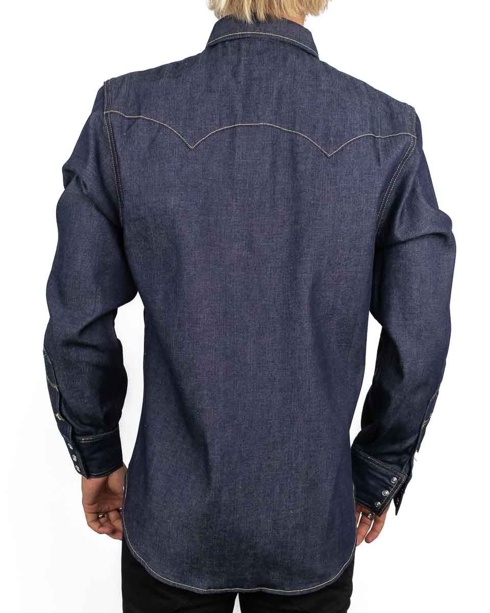 Lee 101 - Westernskjorta Selvedge Denim - 50s Western Shirt - jhstore.se