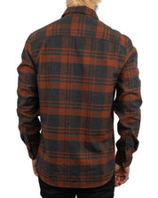 Lee - Flanellskjorta Rutig - Lessure - Brun - jhstore.se