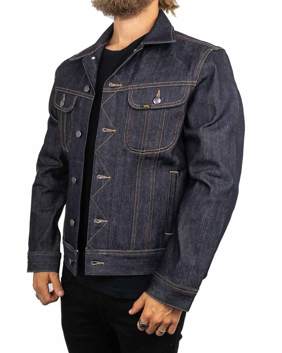 Lee Jeans - 101 Jeansjacka otvättad - Rider Jacket Dry - jhstore.se