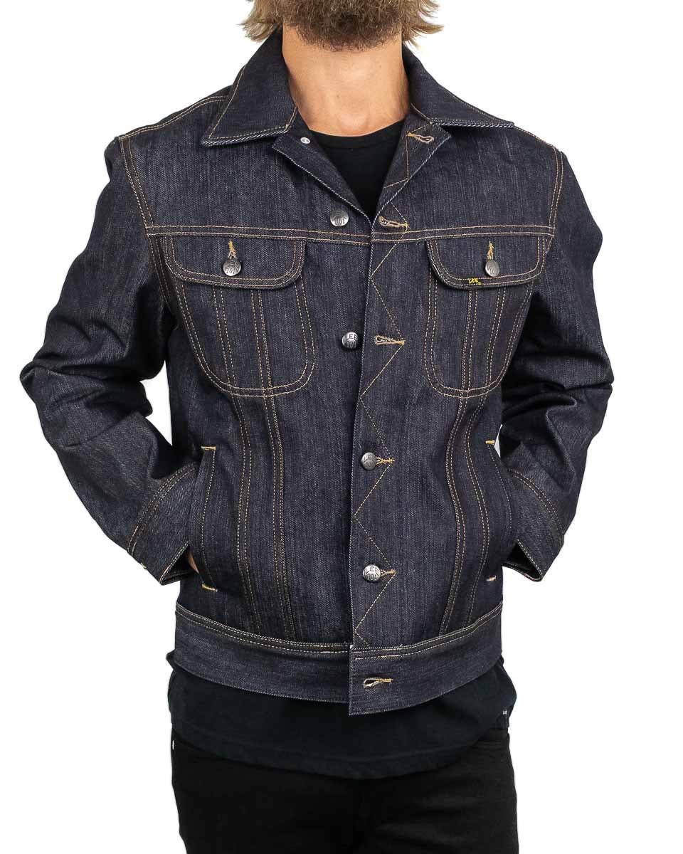 Lee Jeans - 101 Jeansjacka otvättad - Rider Jacket Dry - jhstore.se