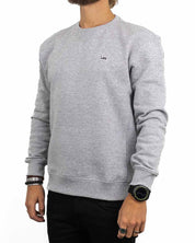 Lee Jeans - Sweatshirt Grå - Plain Crew - jhstore.se