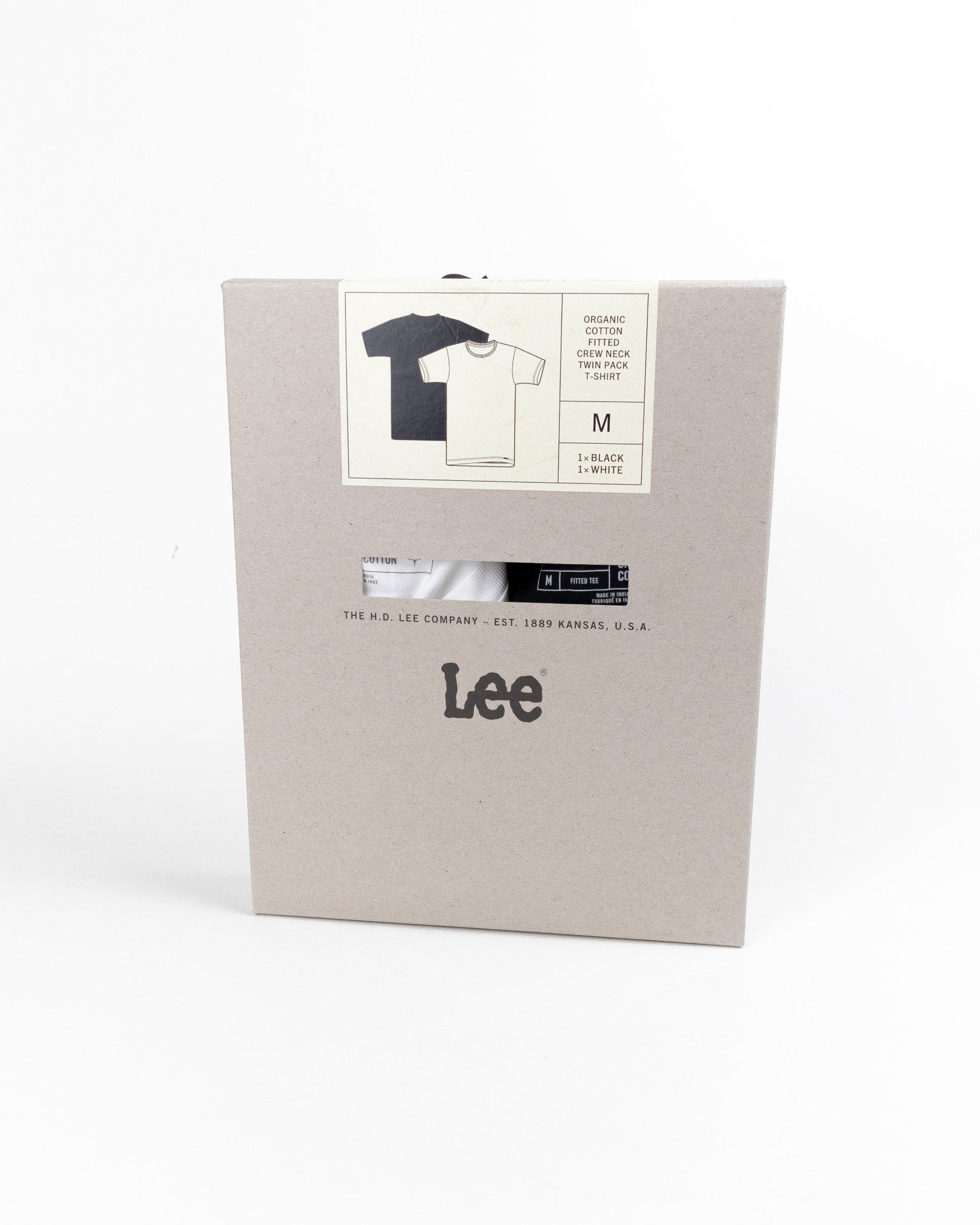 Lee Jeans - Twin Pack Tee White - jhstore.se