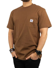 Lee Jeans - Workwear Pocket T-shirt - Brun - jhstore.se