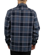 Lee - Skjorta Overshirt - Textured Rutig - Blå - jhstore.se