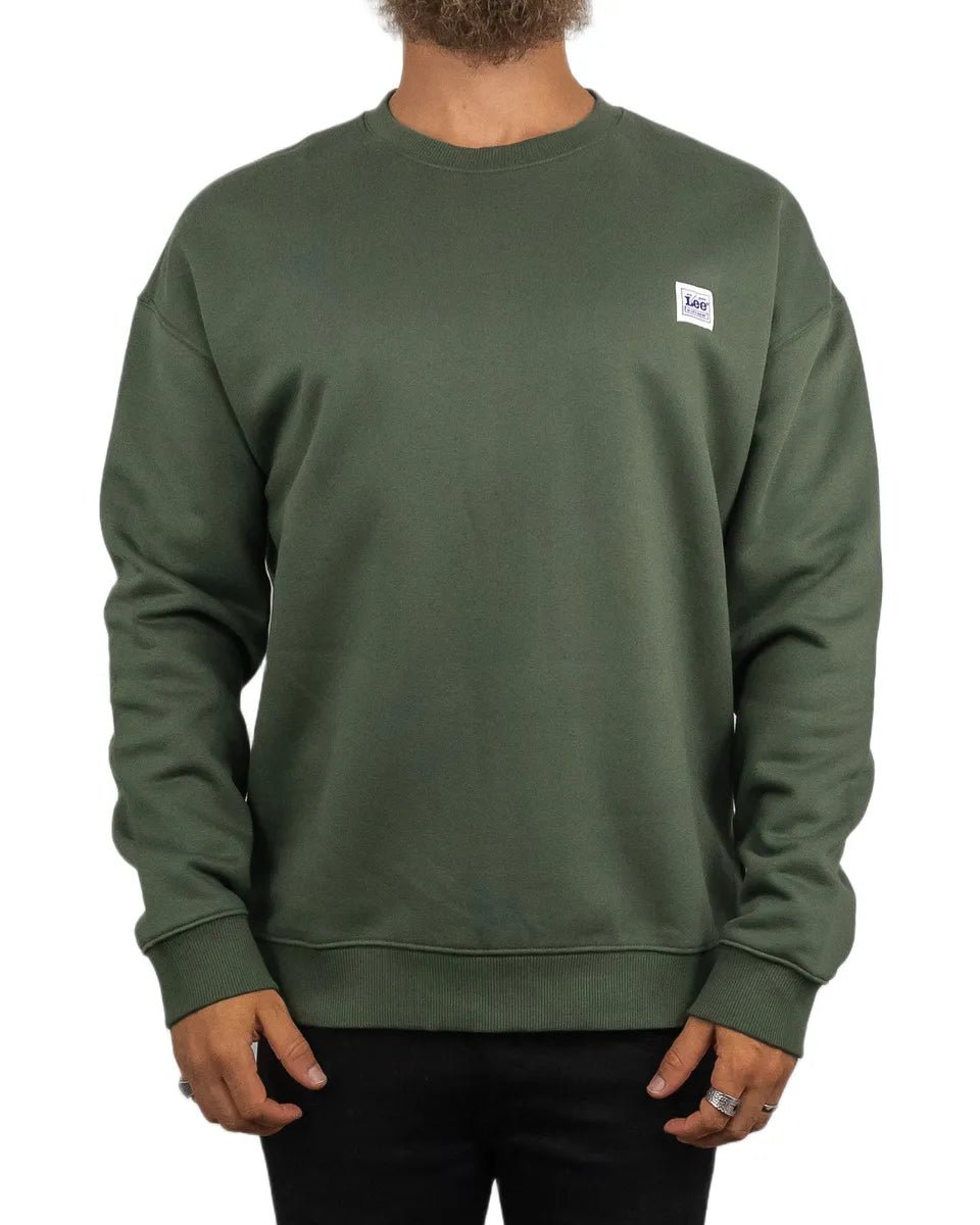 Lee - Sweatshirt - Workwear logo - Grön - jhstore.se