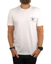 Lee - T-Shirt - USA Denim - Vit - jhstore.se