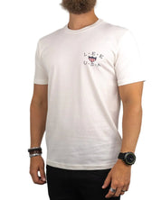 Lee - T-Shirt - USA Denim - Vit - jhstore.se