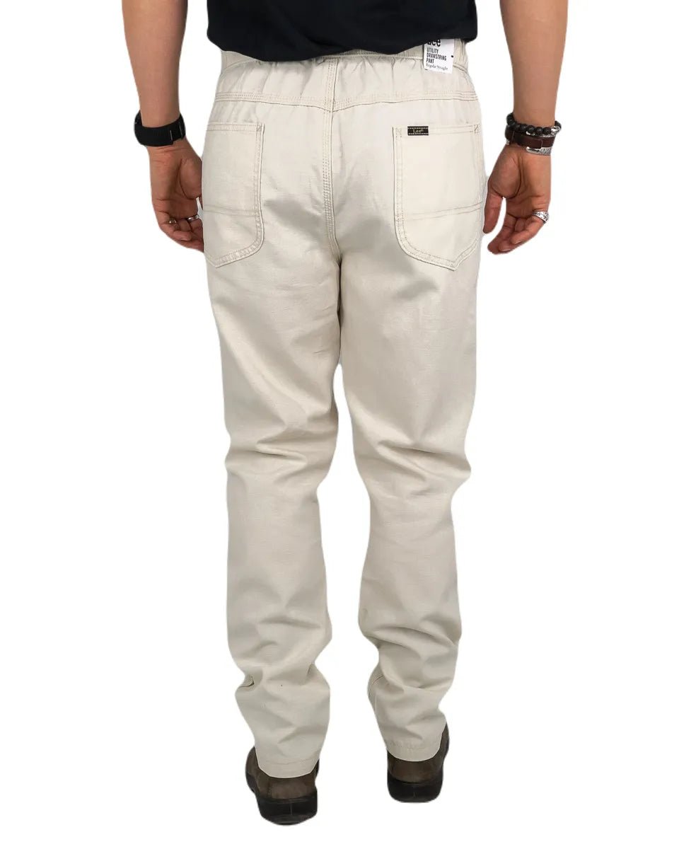 Lee - Utilitypants med Dragsko - Off white - jhstore.se